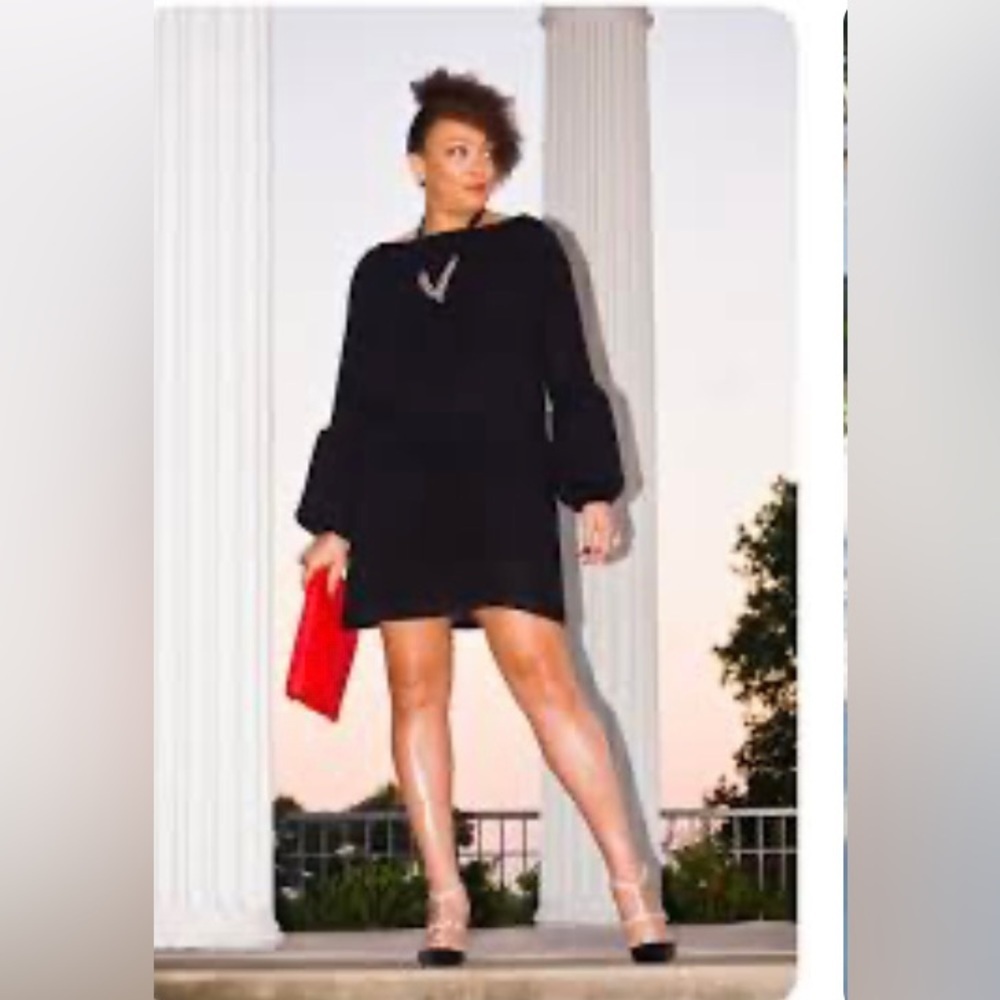 Jill Stuart Victoria Bell Sleeves Mini Dress